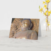 仏グリーティングカード カード (黄色い花)