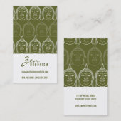 仏スピリチュアルモダン禅の宗教プロファイルカード 名刺 (正面/裏面)