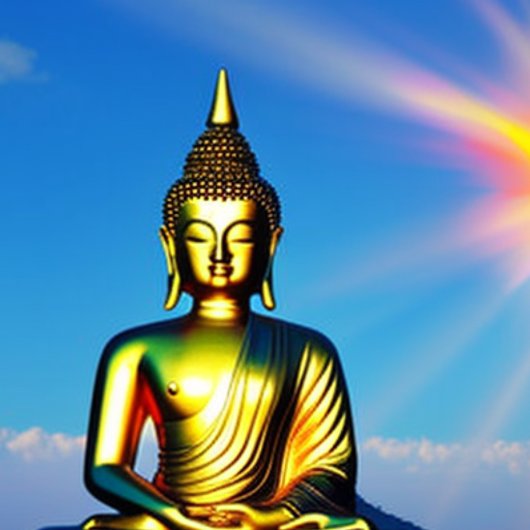 仏スピリチュアル像Tシャツ Tシャツ