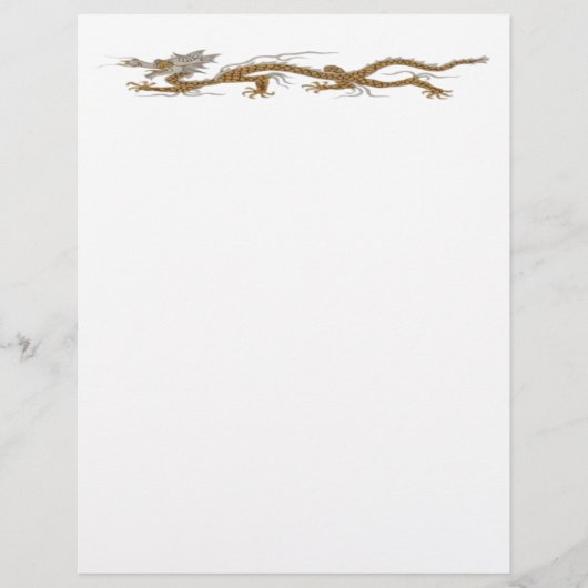 仏フライヤーの黄金の龍 チラシ (正面)