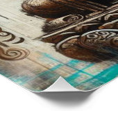 仏メタリック絵を描アー#24 ポスター (コーナー)