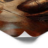 仏メタリック絵を描アー#9 ポスター (コーナー)