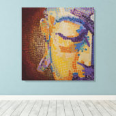 仏モザイク絵を描ズ キャンバスプリント (インサイチュ (ウッドフロア))