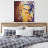 仏モザイク絵を描ズ キャンバスプリント (インサイチュ (寝室))