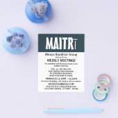 仏モダンはっきりした教グルー広告プ・フライヤー チラシ (シングル)