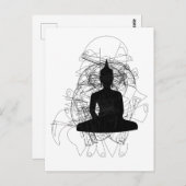 仏モダンデザインエネルギー ポストカード (正面/裏面)