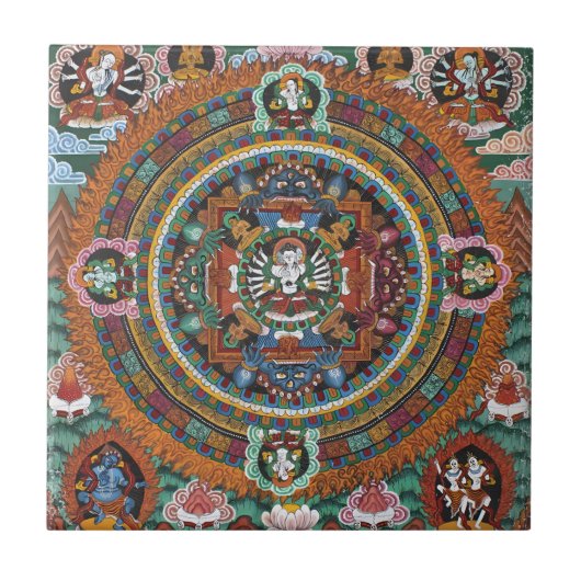 仏ヴィンテージタイル タイル (正面)