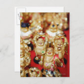 仏中国のの笑い ポストカード (正面/裏面)