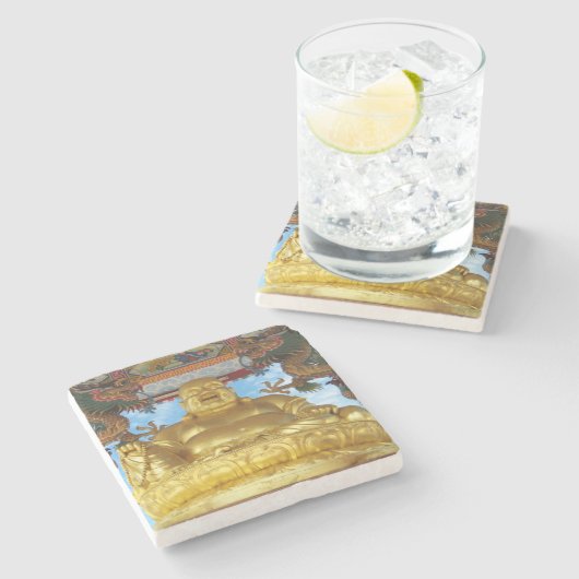 仏中国の仏 ストーンコースター (横)