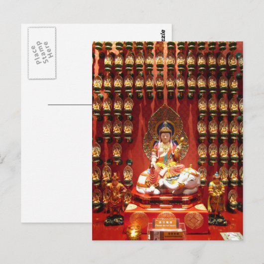 仏中国の寺 ポストカード (正面/裏面)