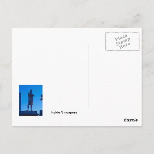 仏中国の寺 ポストカード (裏面)