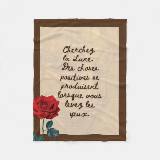 仏今日#8居心地の良い仏 フリースブランケット (正面)