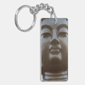 仏像のクローズアップ キーホルダー (正面左)