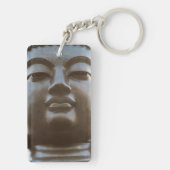 仏像のクローズアップ キーホルダー (裏面)