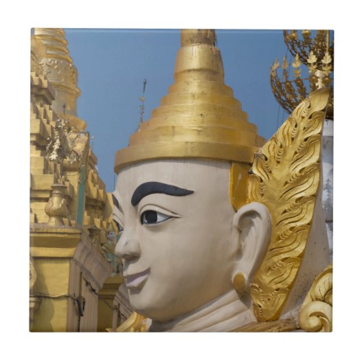 仏像のプロフィール タイル (正面)