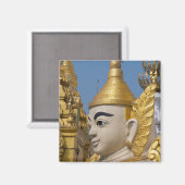 仏像のプロフィール マグネット (正面/裏面)