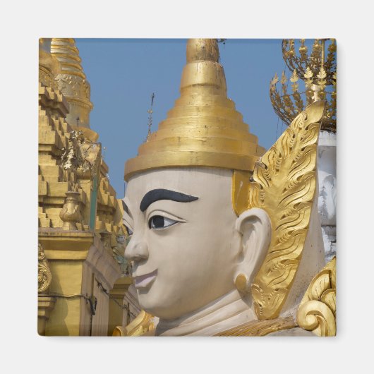 仏像のプロフィール マグネット (正面)