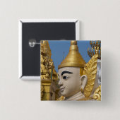 仏像のプロフィール 缶バッジ (正面&裏面)