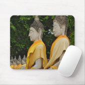 仏像の列、ワット夜井茶屋文具 マウスパッド (マウス)