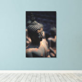 仏像の工場 キャンバスプリント (インサイチュ (ウッドフロア))