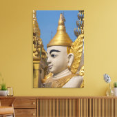 仏像の輪郭 キャンバスプリント (インサイチュ (リビング))