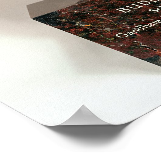 仏像の頭から ポスター (角)