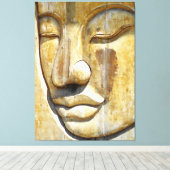 仏像クローズアップ キャンバスプリント (インサイチュ (ウッドフロア))