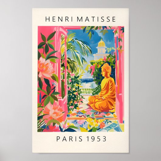 仏像ポスター、瞑想壁画堂、ドパミン ポスター (正面)