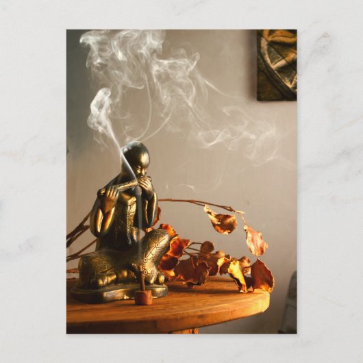 仏像祈りの言葉室香 ポストカード (正面)