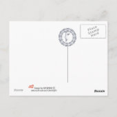 仏像葉書の列 ポストカード (裏面)