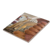 仏像足 タイル (側面)