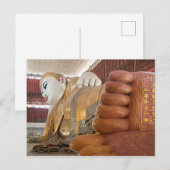 仏像足 ポストカード (正面/裏面)