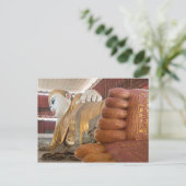 仏像足 ポストカード (スタンド正面)