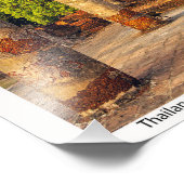 仏像、ワット・マハト、スコータイ フォトプリント            (角)