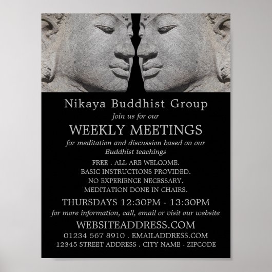 仏像、仏広告団 ポスター (正面)