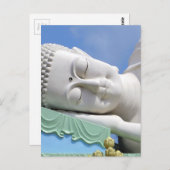仏像 休憩 眠り 幸せ 平和 ポストカード (正面/裏面)