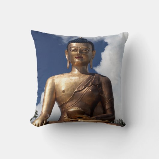 仏像 座禅像 クッション (正面)