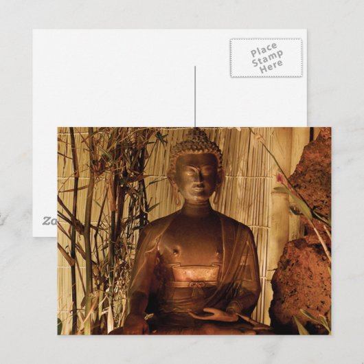 仏像：銅像 ポストカード (正面/裏面)