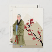 仏僧はがき ポストカード (正面/裏面)