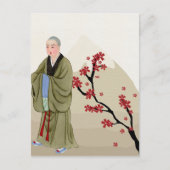 仏僧はがき ポストカード (正面)