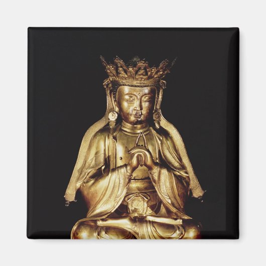 仏坐像 マグネット (正面)