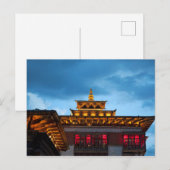 仏堂屋根 ポストカード (正面/裏面)