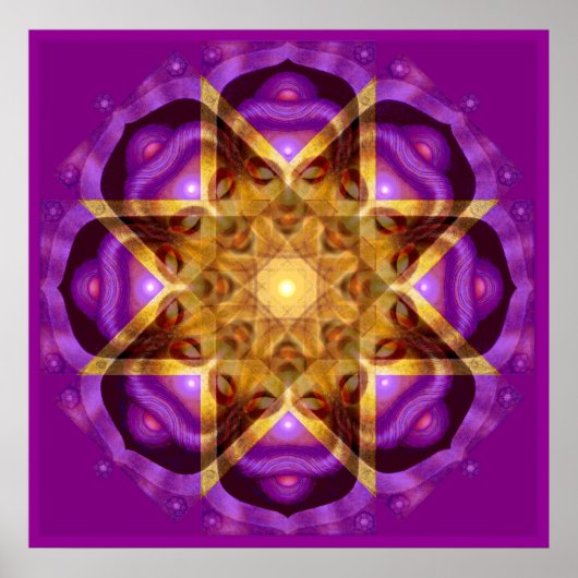 仏壇禅スピリチュアルアートポスター ポスター (正面)