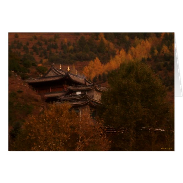 仏寺カード (正面横)