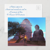 仏寺禅俳句はがき ポストカード (正面/裏面)