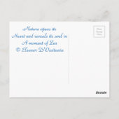 仏寺禅俳句はがき ポストカード (裏面)