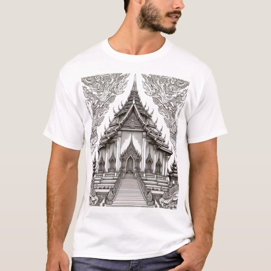 仏寺 Tシャツ (正面)