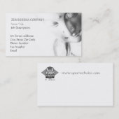 仏平静ライトのめい想 名刺 (正面/裏面)