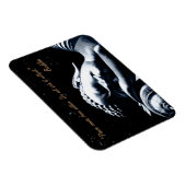 仏引用文と心遣い/眠る仏 マグネット (右側)