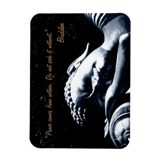 仏引用文と心遣い/眠る仏 マグネット (縦)